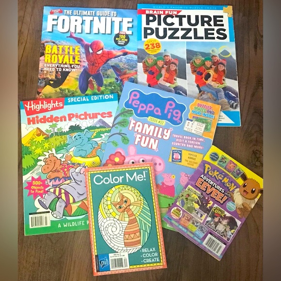 😊 AWESOME KIDS PAK BRAND NEW MAGAZINES HIGHLIGHTS Picture Puzzles and more - Picture 1 of 10
